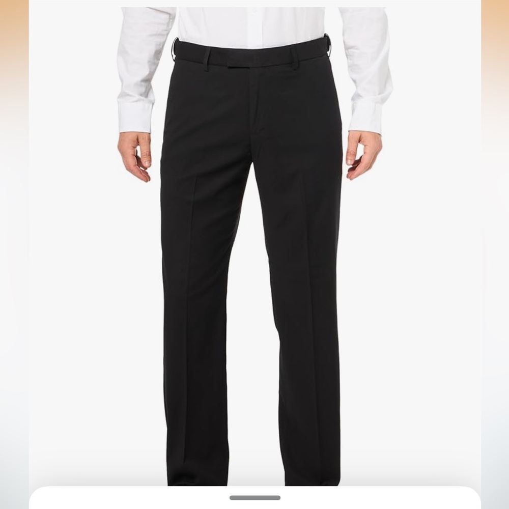 Savane Men's Black Dress Trousers